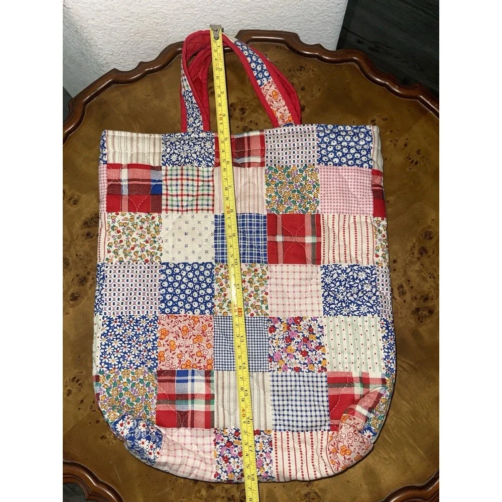 Vintage Patchwork Bag / Tote Quilt pattern Hobo Hippie By Now Design Snap Close